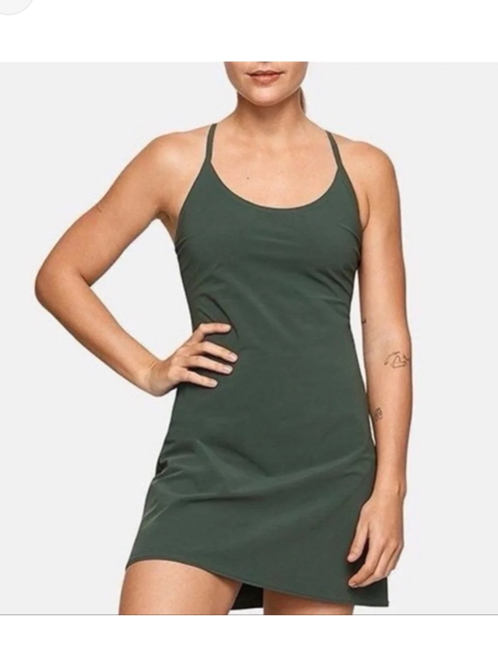 Nwt Outdoor Voices The Exercise Dress, Xs, Evergreen
